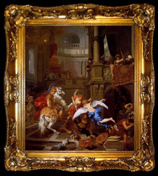 framed  Gerard de Lairesse The Expulsion of Heliodorus From The Temple, ta009-2